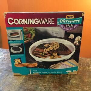 Corningware Microwave Oven Browner Crisper Dish Tray Plate Platter NEW IN BOX